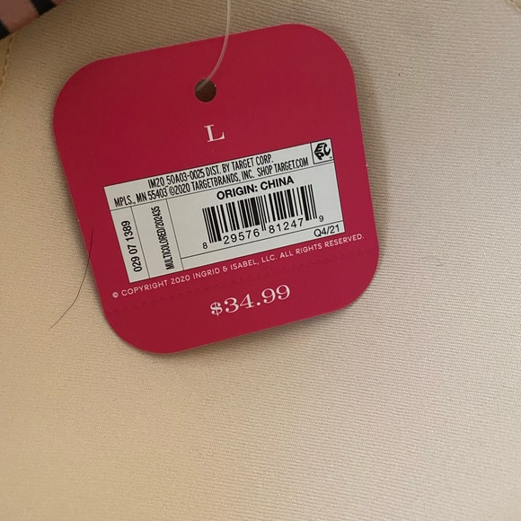 NWT INGRID & ISABEL Maternity swim suit-Animal Print Large - Picture 5 of 6